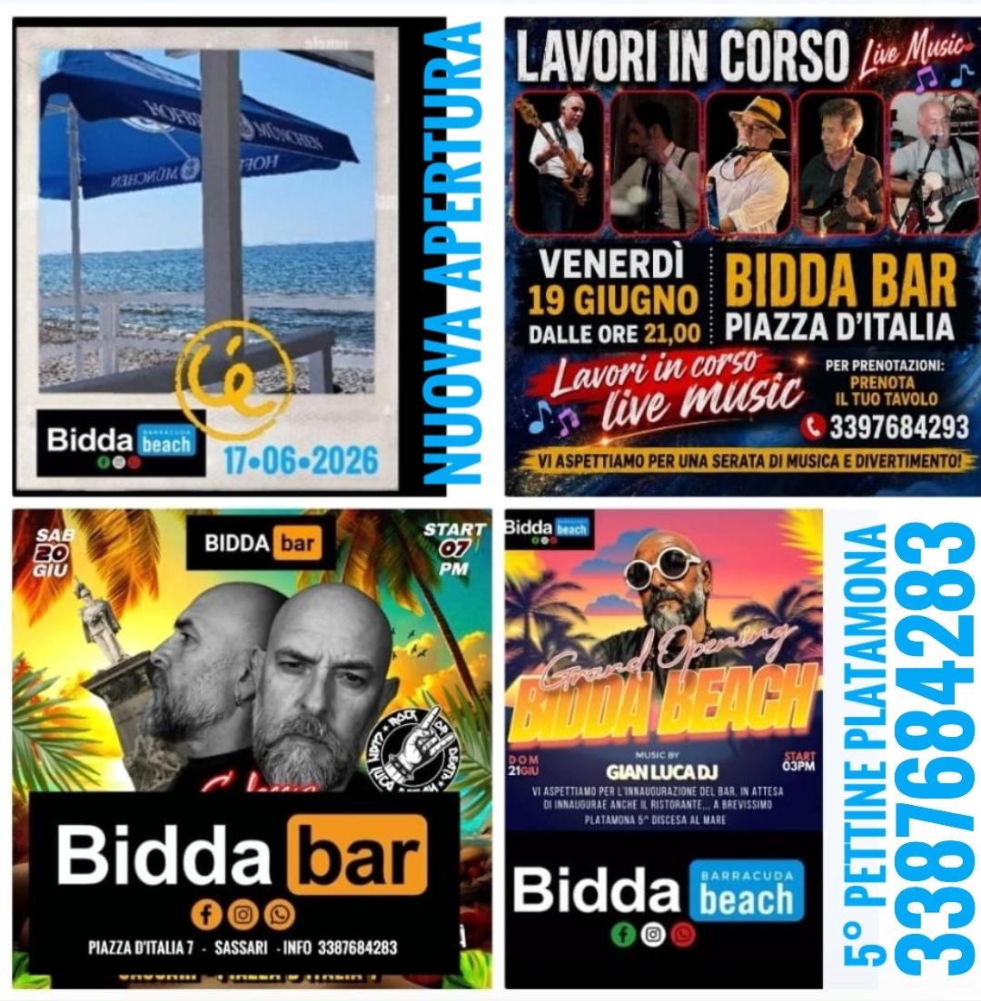 AeFacci's tweet photo. 🎬 BIDDA bar 
QUESTA SETTIMANA 
⏩ in PIAZZA D'ITALIA C'è 

1️⃣ 🚥 #LAVORIinCORSO Live Music  al #BIDDAbar 🚥
📆 OGGI  #venerdi19luglio 
🕘 ore 21.00  
2️⃣ 🤟 #GIANLUCaVENERDINIdj
📆 DOMANI Sabato20giugno •™
🕖>19:00 SIETE PRONTI https://t.co/PTAVN7LiFu