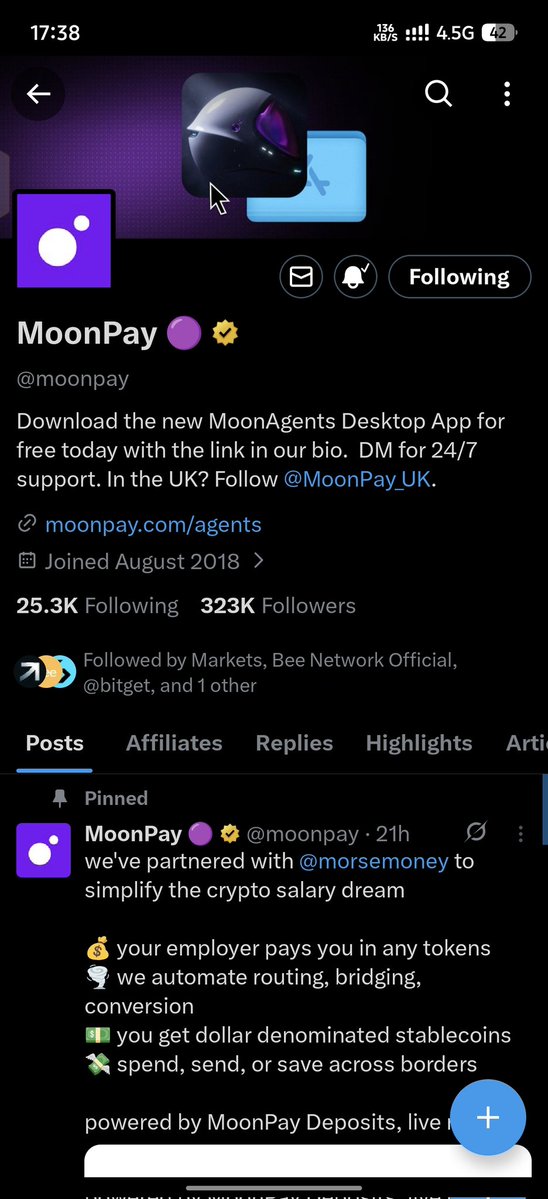 Xreact_official's tweet photo. Day 1 

Hi , MoonPay https://t.co/JKCbKUXqcg