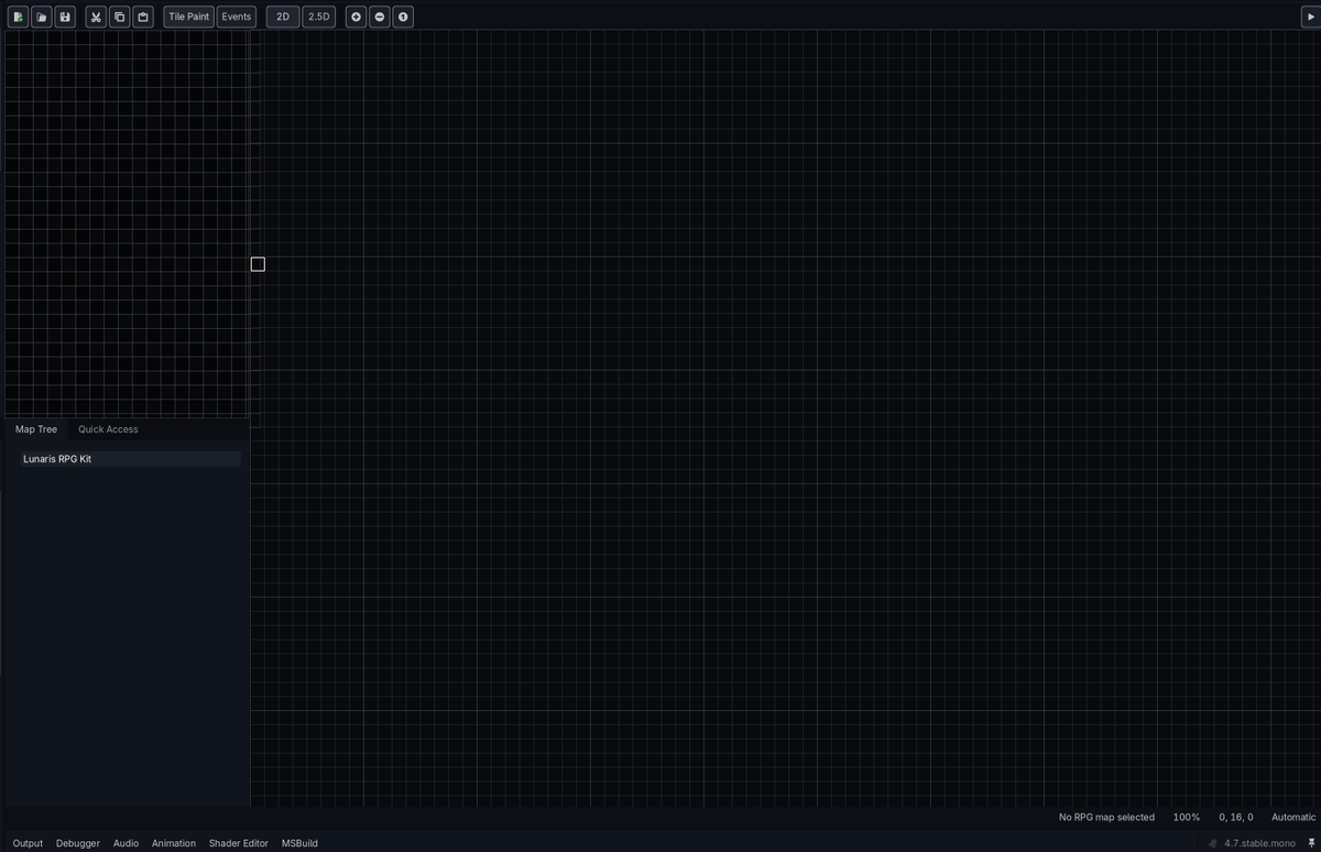 Chronos_VT's tweet photo. #Godot RPG Maker like scene editor (yes Im aware of visual bugs),  making tools for making RPGs easier in Godot <3 https://t.co/hIod9TKUKg