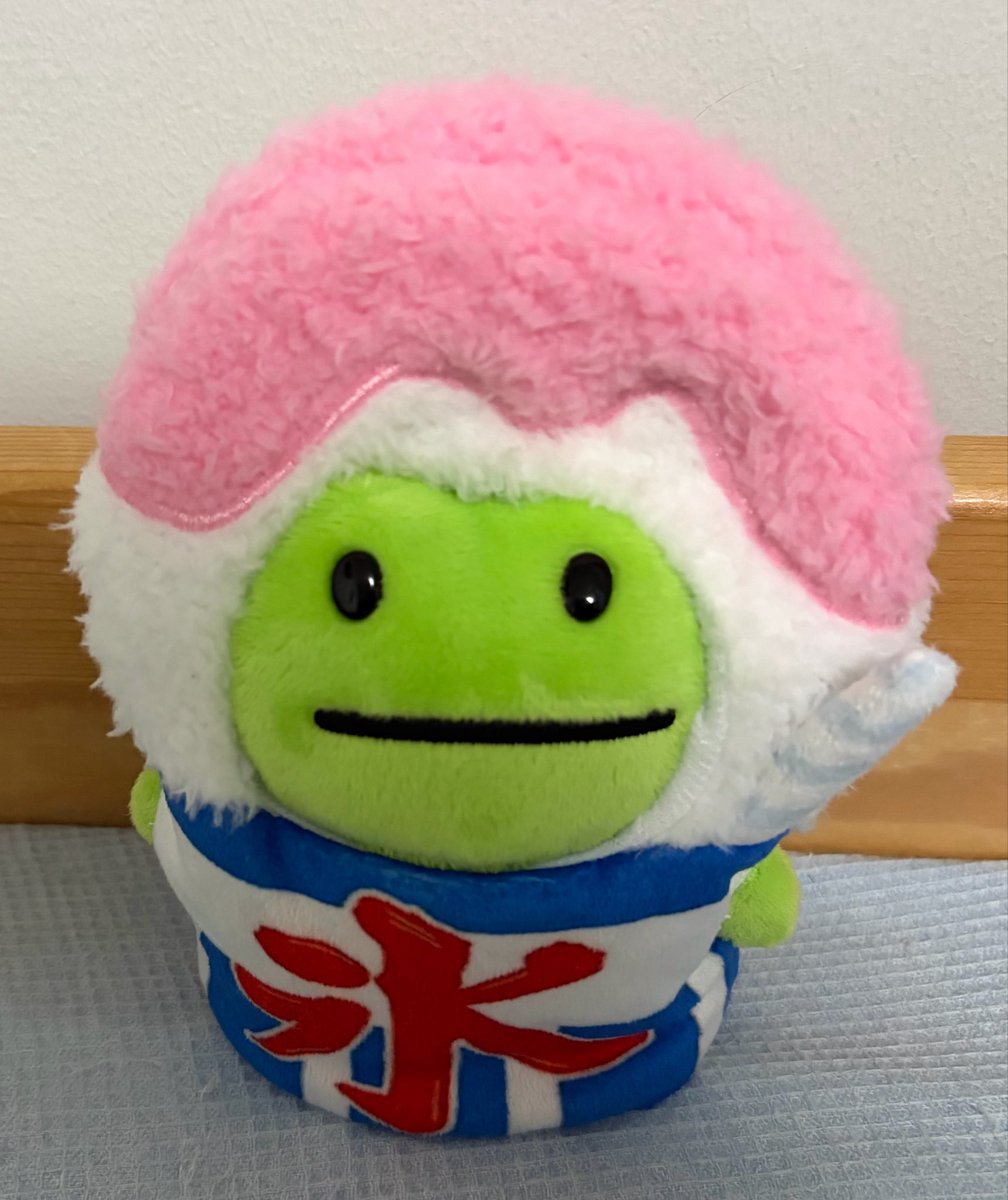 tanukone's tweet photo. フリックかき氷🐸🍧 https://t.co/0IGYqPm70C