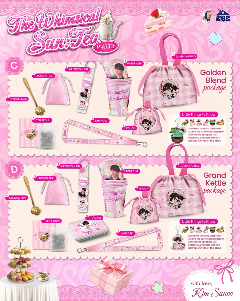 sunooprojectid's tweet photo. ☁️🎀 A closer look at our sponsor-exclusive merch!

Peek inside our tea party basket! ☕✨
Here’s a preview of the exclusive sponsor merch prepared with love for Sunoo~ 🎀

Swipe through to discover the details of each package and thank you for supporting our project and celebrating Sunoo with us 💖🌷

#SUNTEASociety #SUNOO #선우 #ENHYPEN #엔하이픈 #ENHYPEN_SUNOO #엔하이픈_선우 @ENHYPEN @ENHYPEN_members