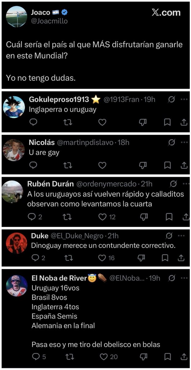 psicosiCeleste's tweet photo. Argentinos: 
“Uruguay no es clásico, ni bola le damos. Nuestros clásicos son Brasil, Alemania, Holanda”

Argentinos con el culo sangrando de tanto perder finales clásicas: https://t.co/3chB1vZmKK