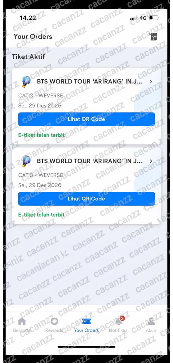 cuucuunguk's tweet photo. Wts Tiket BTS Arirang Jakarta Day 3
- CAT 3
- 3 tix
- 3.1 (open nego) / tix

Full payment only 🤍

#wts 
#BTS_ARİRANG https://t.co/AuRnGrv3Qg