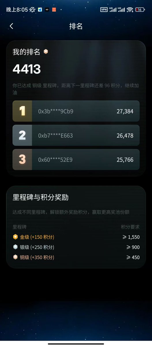 blue_Nihility's tweet photo. BG银行卡（U卡）的奥德赛还是可以参与一下的。7.7号结束，我大概算了一下，最少还能撸个二三十刀。

我的邀请链接，我复制的时候说通过邀请可以拿5U，但具体怎么拿我也没找到。所以如果不想通过邀请进去也没事，去掉后面的邀请码就好了。另外开卡需要KYC

https://t.co/w2qvBikfwy

至于这个奥德赛的玩法，大家可以看我积分，可以很直观看出，差不多50分=1U。

而拿积分也简单，用支付宝/微信绑定一下U卡，然后每天用U卡消费1U就能拿40分。然后算上里程碑和社交任务，大概能拿个1370左右的分数。

至于存款大于200U的这个积分，我是不太推荐，因为存进去要拿出来就比较麻烦了。所以我就存个几十U日常使用。

另外损耗的话，大概存款扣一个渠道手续费1%，交易手续费2.25%。接下来到结束按每天消费1.5U来算，共0.82U左右的损耗。不过我是有600刀的手续费返还额度，不太清楚现在开卡是不是还有这个额度。

其他的也想不到有什么了，我可能也有漏缺，参与自行DYOR。

最后感慨一下，我的想法真的转变了，从参加CAP的ICO开始，想着赚个10U不也是钱吗的，现在开始有得撸就撸。像BG的这个奥德赛刚开的时候我就知道了，但当时嫌蚊子腿懒得理，不然我现在起码还能多嫖个800的积分🥲