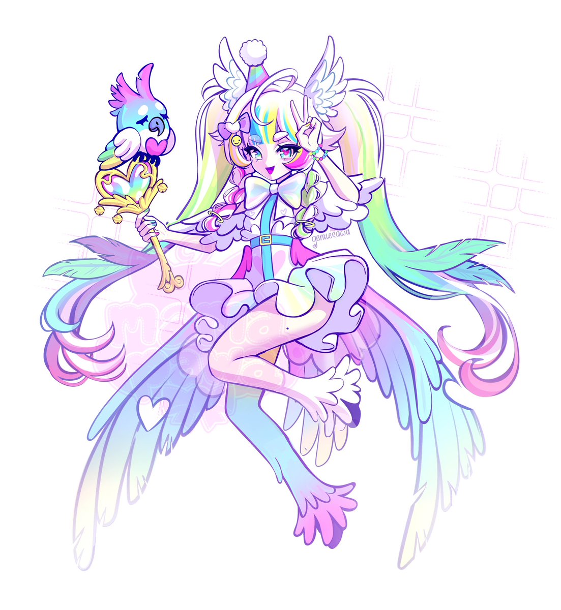gentlepawa's tweet photo. 🌈 Rainbow Parrot Adopt🌈

♡ and ↻ appreciated! 

More info below ⬇️ https://t.co/zvN2cOTyHU