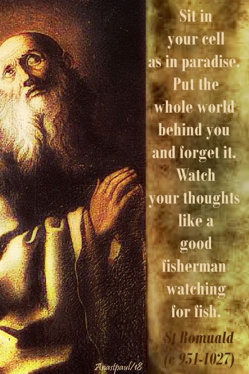 NVocationists's tweet photo. Lord God, you chose Saint Romuald to restore the religious life of hermits in your church. Grant that, by denying ourselves and following Christ, we may come safely to the kingdom of heaven. Through Christ our Lord. Amen. https://t.co/wkroIIXiYz
