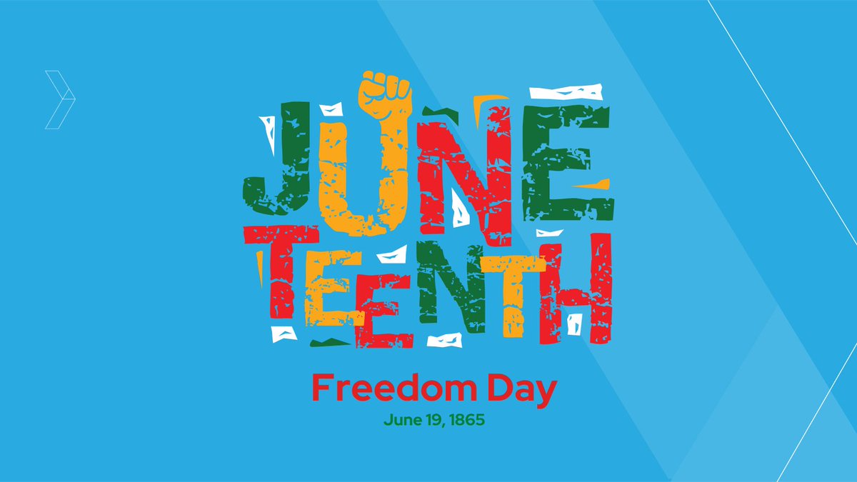 edforwarddc's tweet photo. Today we honor Juneteenth and the emancipation of enslaved African Americans. Our offices are closed as our team reflects and recommits to our work to disrupt patterns of racial inequity and build DC schools where all students can chart their own paths and thrive. https://t.co/K2Wpp3LRpA