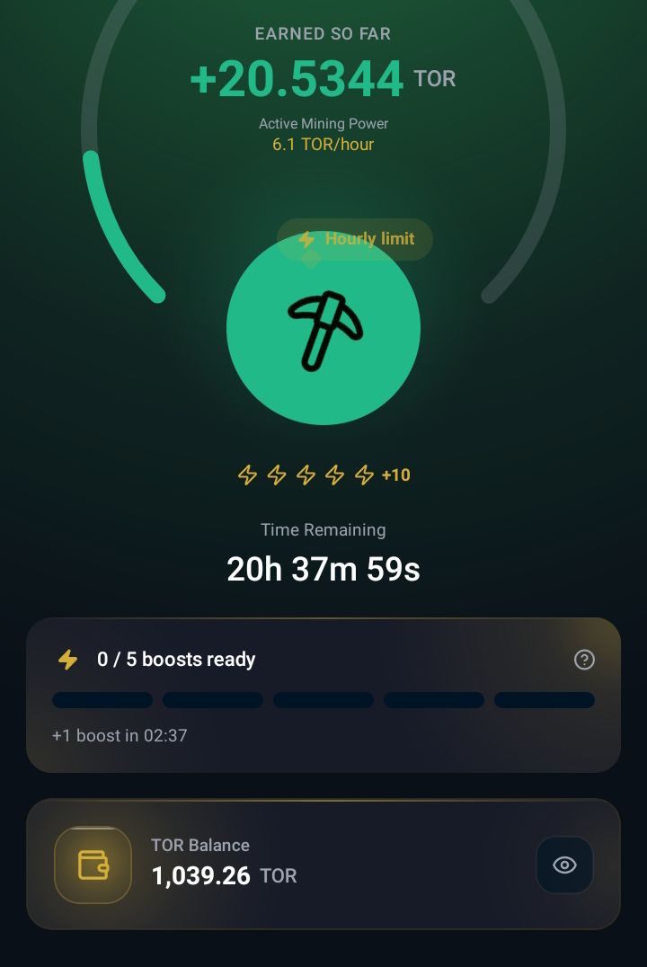 Alpha_seeeker's tweet photo. Day 3 on @ToriumNetwork ⛏️

20.53 TOR mined so far and the grind continues.
 
Mining power holding strong at 6.1 TOR/hour while stacking more TOR every day. Still early, still building the bag.
My TOR Balance Right now: 1,039.26 

Referral Code: TORIUM-EXQAJW https://t.co/oWYJOAsNBR