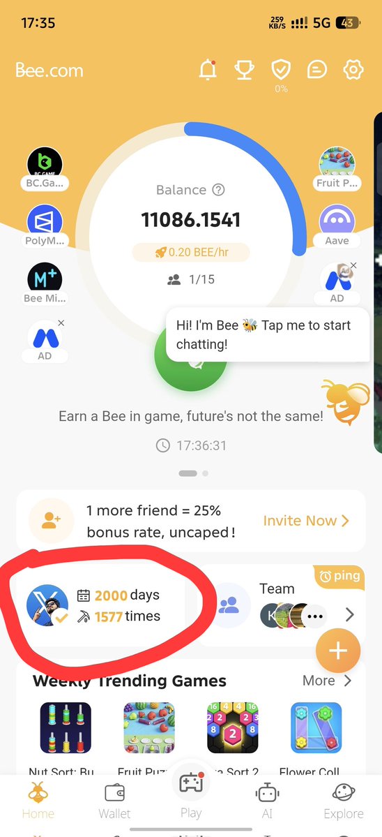 Xreact_official's tweet photo. Bee network #2000 days 😱

#beenetwork https://t.co/0dk6uGlPzZ