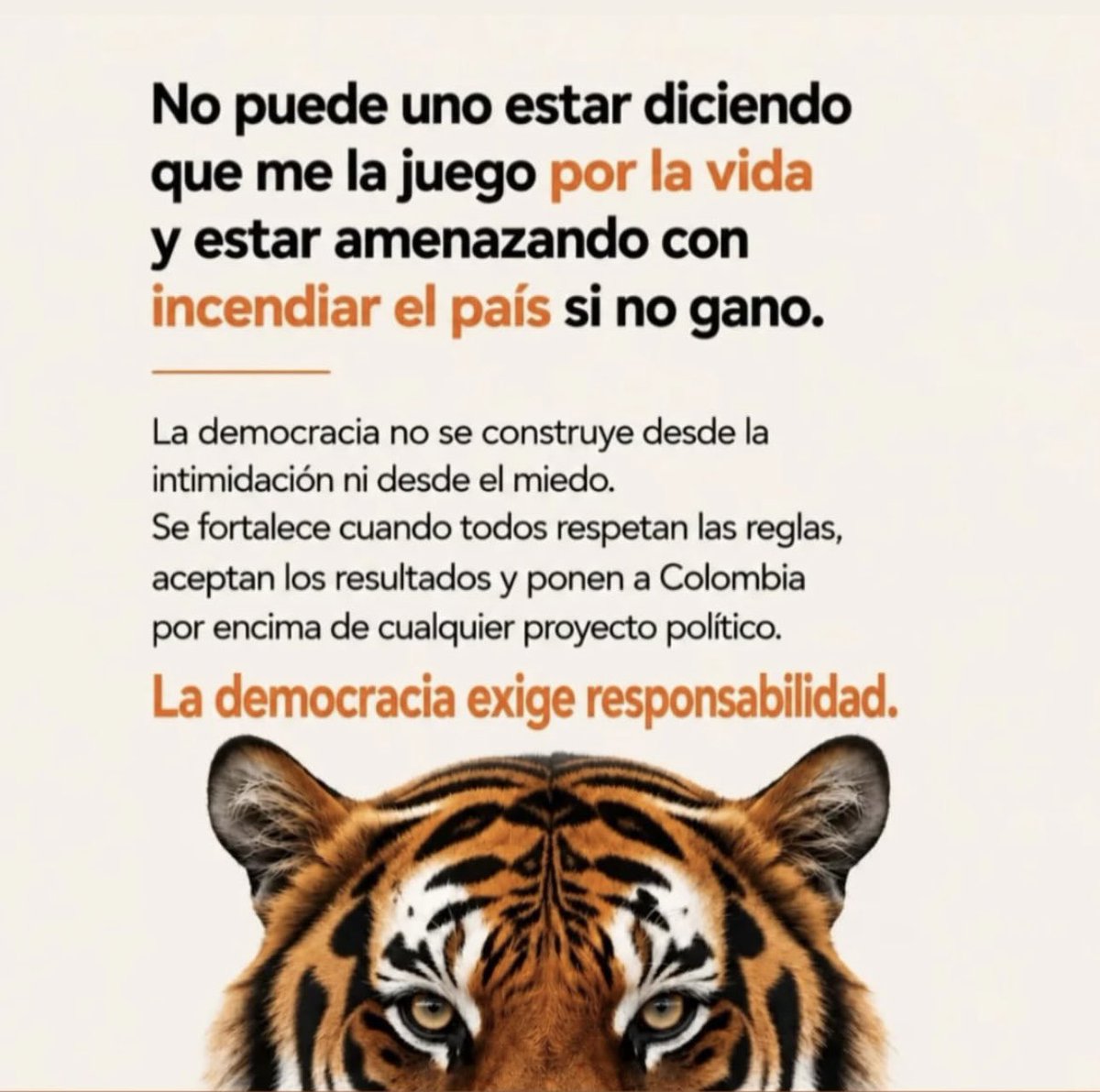 turza77's tweet photo. @gener_usuga @LaMalpa_rida Que incoherencias, piden jugársela por la Vida, pero amenazan con incendiar el país sino gana Cepeda 🤷🏾‍♂️🤷🏾‍♂️y le quedo grande La Paz total a este desgobierno y le entregaron la patria a la guerrilla y la delincuencia, por eso seguimos FIRMES POR LA PATRIA 🇨🇴🐅🇨🇴🐅🇨🇴 https://t.co/MFHt7PzTPB