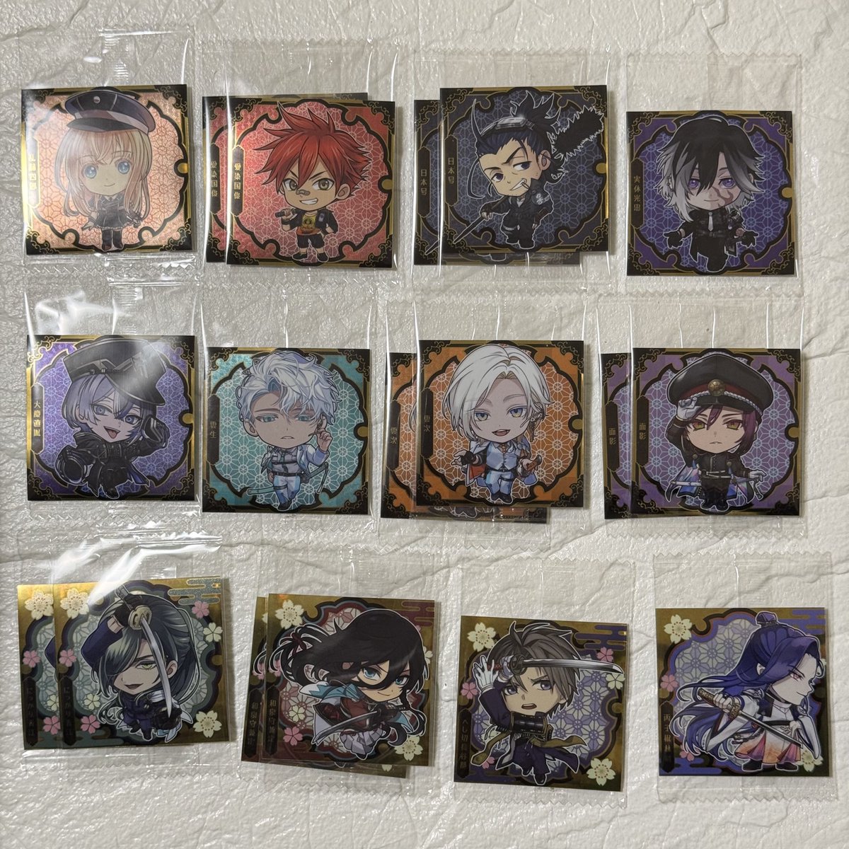 choco_good_s's tweet photo. 【譲渡】にふぉるめーしょん 『刀剣乱舞ONLINE』 シールウエハース3

（譲）画像参照
（求）各149円（画像3枚目は143円）+送料

郵送でのお取引希望です
画像1枚目は他より1枚お引き取りお願いします
お気軽にリプライどうぞ https://t.co/qRpJVdwI7W