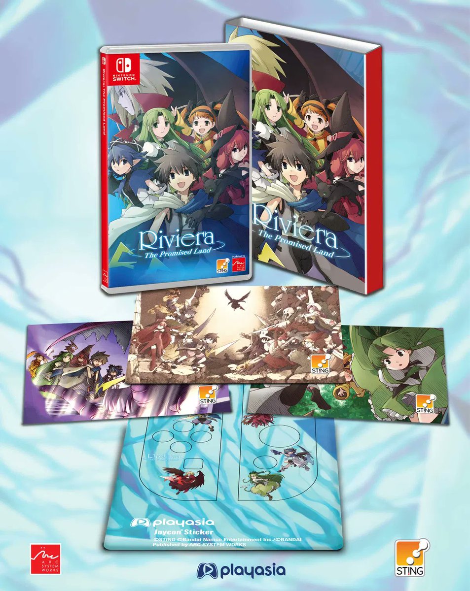 SoWhatAboutGame's tweet photo. Oh hell yes! Riviera: The Promised Land is getting English language physical release on Nintendo Switch.

Here: https://t.co/VQOB2bD0Rp

5% off with: JORDAN2026 https://t.co/jaYi16ZYzS