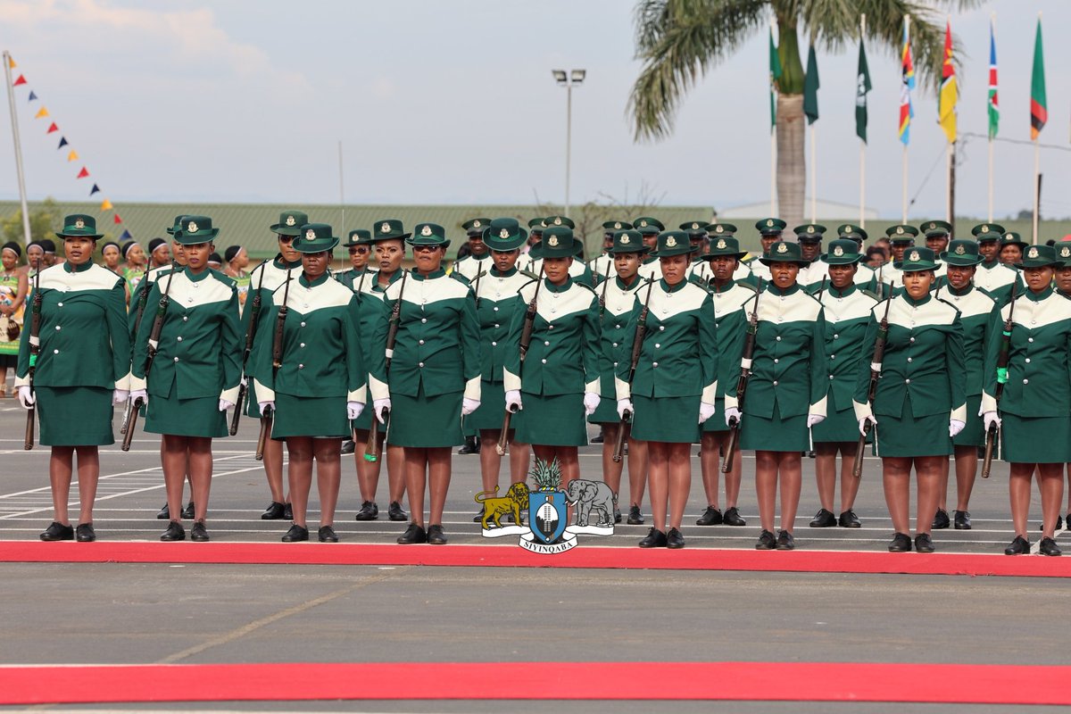 EswatiniGovern1's tweet photo. His Majesty King Mswati III and Her Majesty the Indlovukazi have joined invited guests and the nation at the 18th Correctional Services Day, currently ongoing at Matsapha Correctional College. https://t.co/PuICt3LsI6
