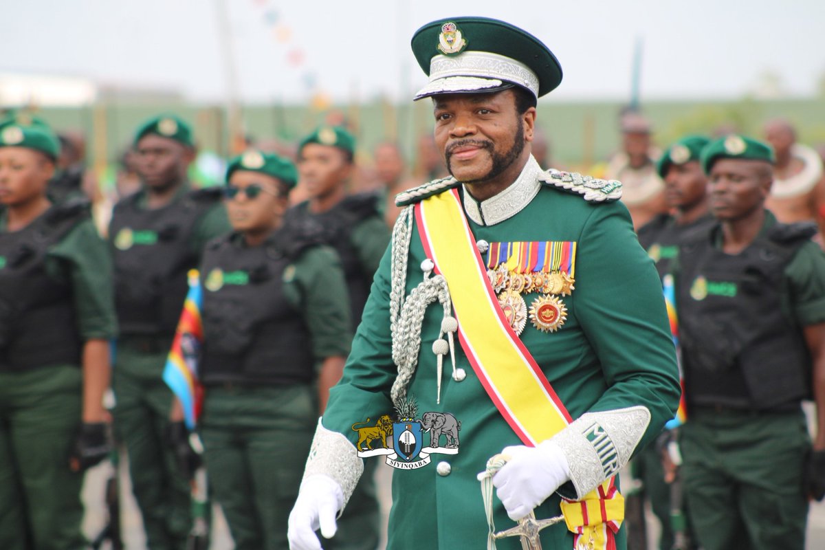 EswatiniGovern1's tweet photo. His Majesty King Mswati III and Her Majesty the Indlovukazi have joined invited guests and the nation at the 18th Correctional Services Day, currently ongoing at Matsapha Correctional College. https://t.co/PuICt3LsI6