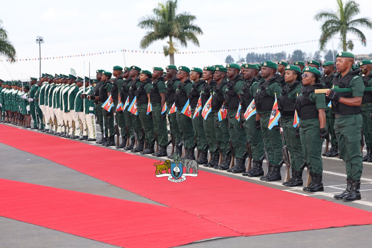 EswatiniGovern1's tweet photo. His Majesty King Mswati III and Her Majesty the Indlovukazi have joined invited guests and the nation at the 18th Correctional Services Day, currently ongoing at Matsapha Correctional College. https://t.co/PuICt3LsI6