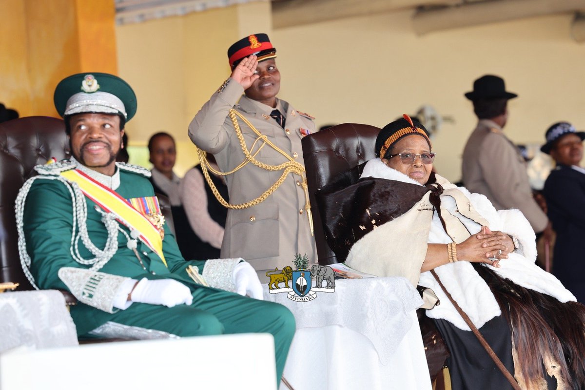 EswatiniGovern1's tweet photo. His Majesty King Mswati III and Her Majesty the Indlovukazi have joined invited guests and the nation at the 18th Correctional Services Day, currently ongoing at Matsapha Correctional College. https://t.co/PuICt3LsI6