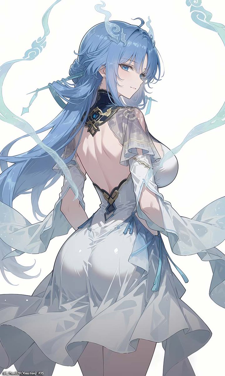 T_Tian529's tweet photo. Wuthering Wave / 清宵
SFW Illustration. https://t.co/gw5hg0meSj