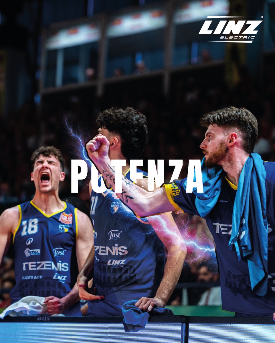 LinzElectric's tweet photo. Orgogliosi di aver sostenuto questa squadra in una stagione che resterà nella storia e di aver contribuito, come partner, a un successo così importante. Complimenti a tutti!! Ci vediamo in Serie A1! 🏀💛💙
 #iotifoscaligeraphoto credits: @scaligerabasket https://t.co/YxsN3QmXE3