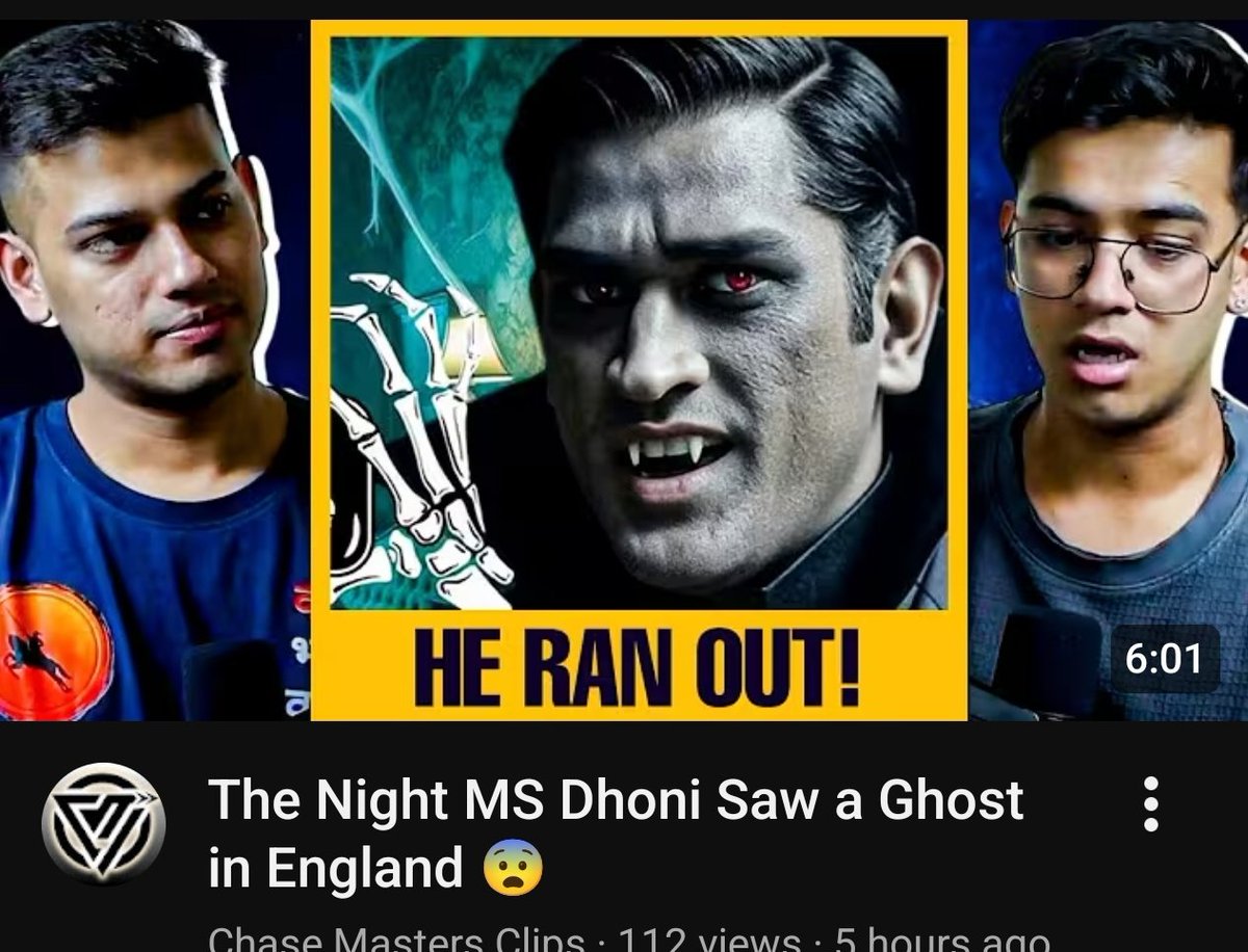 rohitisazoke's tweet photo. Indian Cricket YouTube is wilding.

Football mein yehi hota toh ab tak BCCI ko blame karke kat liya hota https://t.co/mz25Y9wIwc
