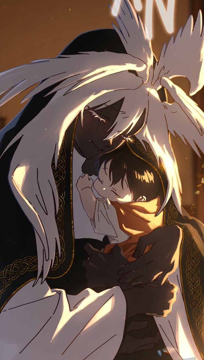cirrosa_'s tweet photo. mori accepting that's his mama and her reaction to it is just the most adorable thing ever https://t.co/YV0tQH2Imb