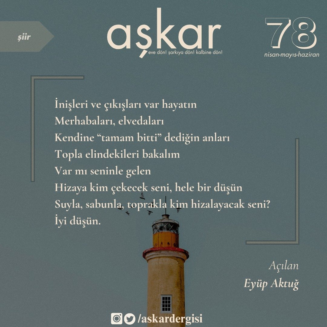 askardergisi's tweet photo. °Eyüp Aktuğ "Açılan" başlıklı şiiriyle Aşkar 78'de! https://t.co/t4tL8i3BLL