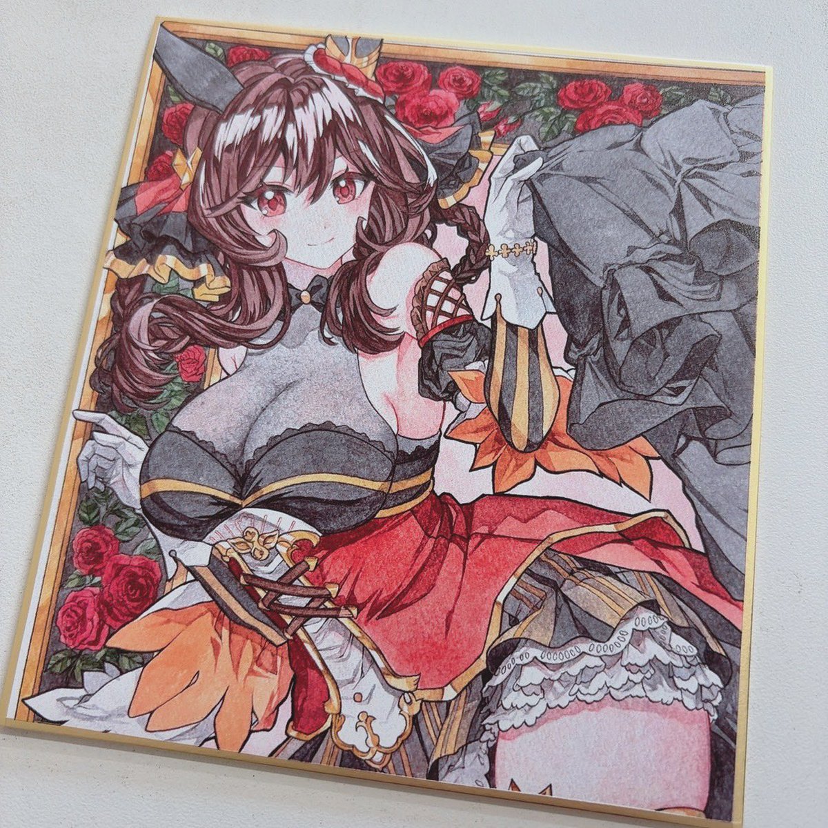 flan27_'s tweet photo. こちらの複製色紙BOOTHにて販売開始しました！元絵大色紙ですが1/4色紙とサイズ違いますのでお気を付けくださいませ。開設して初めての販売なのでお試し期間ということで6月28日23:59までの期間限定販売です 是非よろしくお願いします🙇‍♀️
https://t.co/MOGB1Xnf0M https://t.co/dd6SNR8zSt