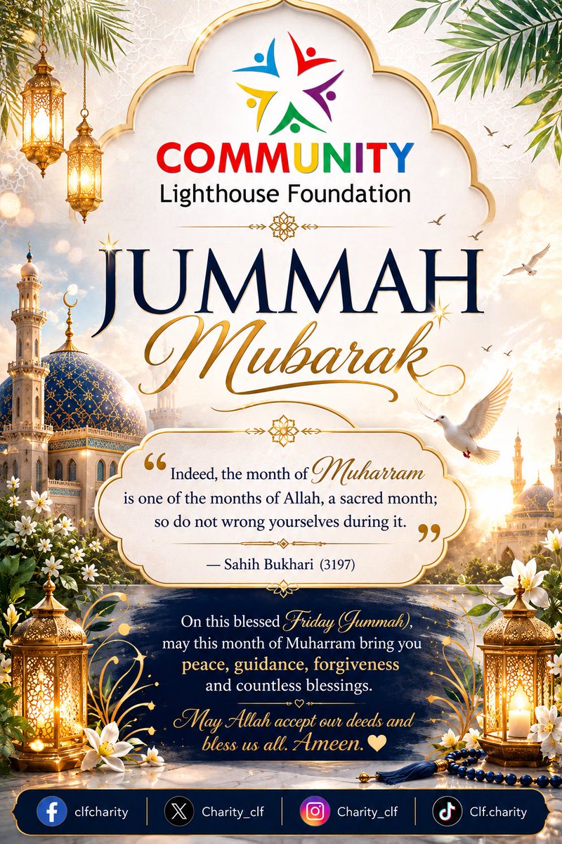 Charity_CLF's tweet photo. Jummah Mubarak! https://t.co/OL4enUw4Jj