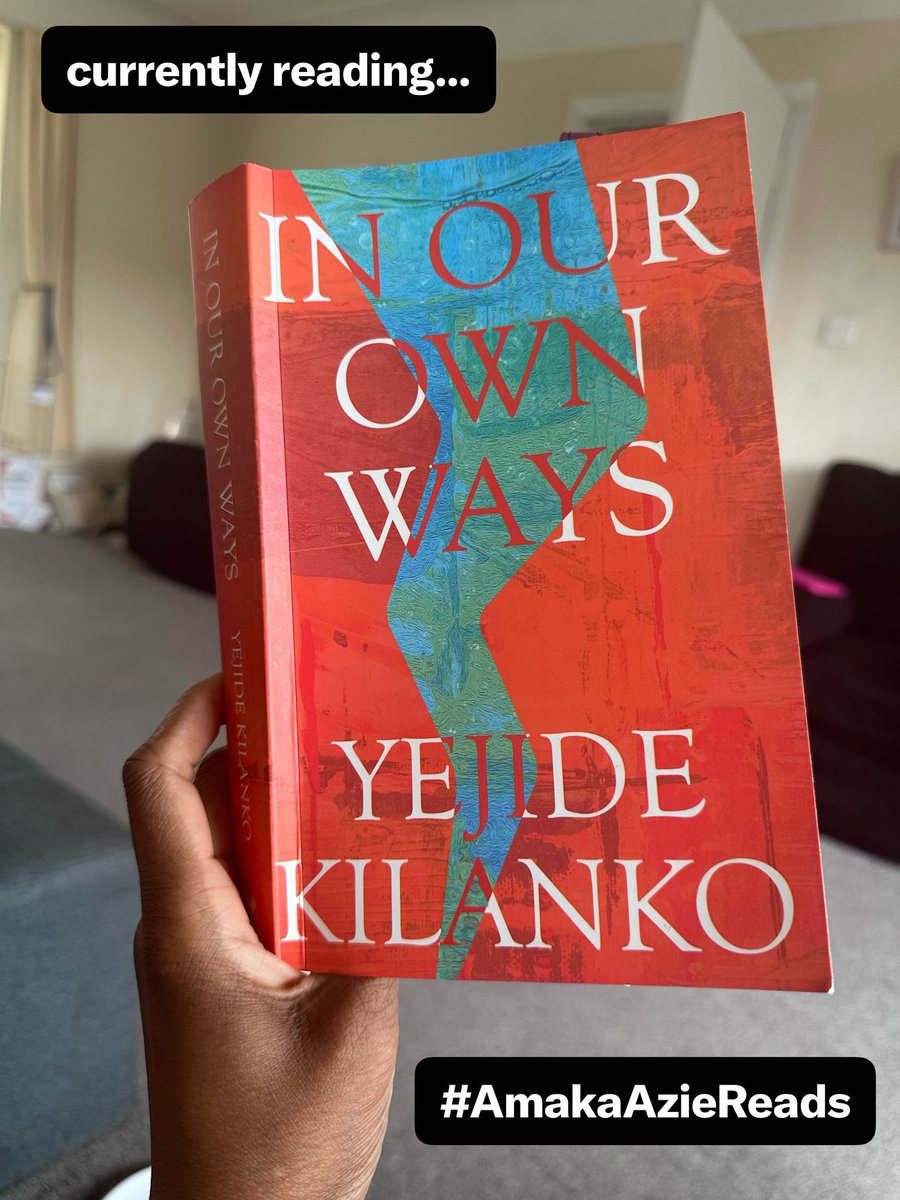 AmakaAzie's tweet photo. Weekend read!
@YejideKilanko is an awesome story teller!
What are you reading? 
#AmakaAzieReads https://t.co/RLAcrkeTAr