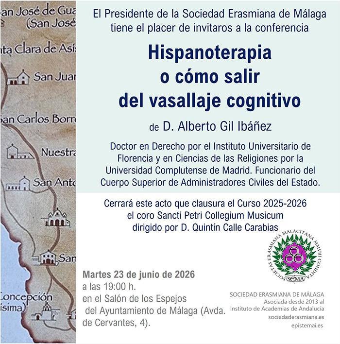 HablamosE's tweet photo. Martes, 23 de junio,  conferencia en #Málaga del escritor e hispanista Alberto Gil Ibáñez, miembro de #AlianzaPorElEspañol. @GibanezAlberto https://t.co/981qgRpJM5