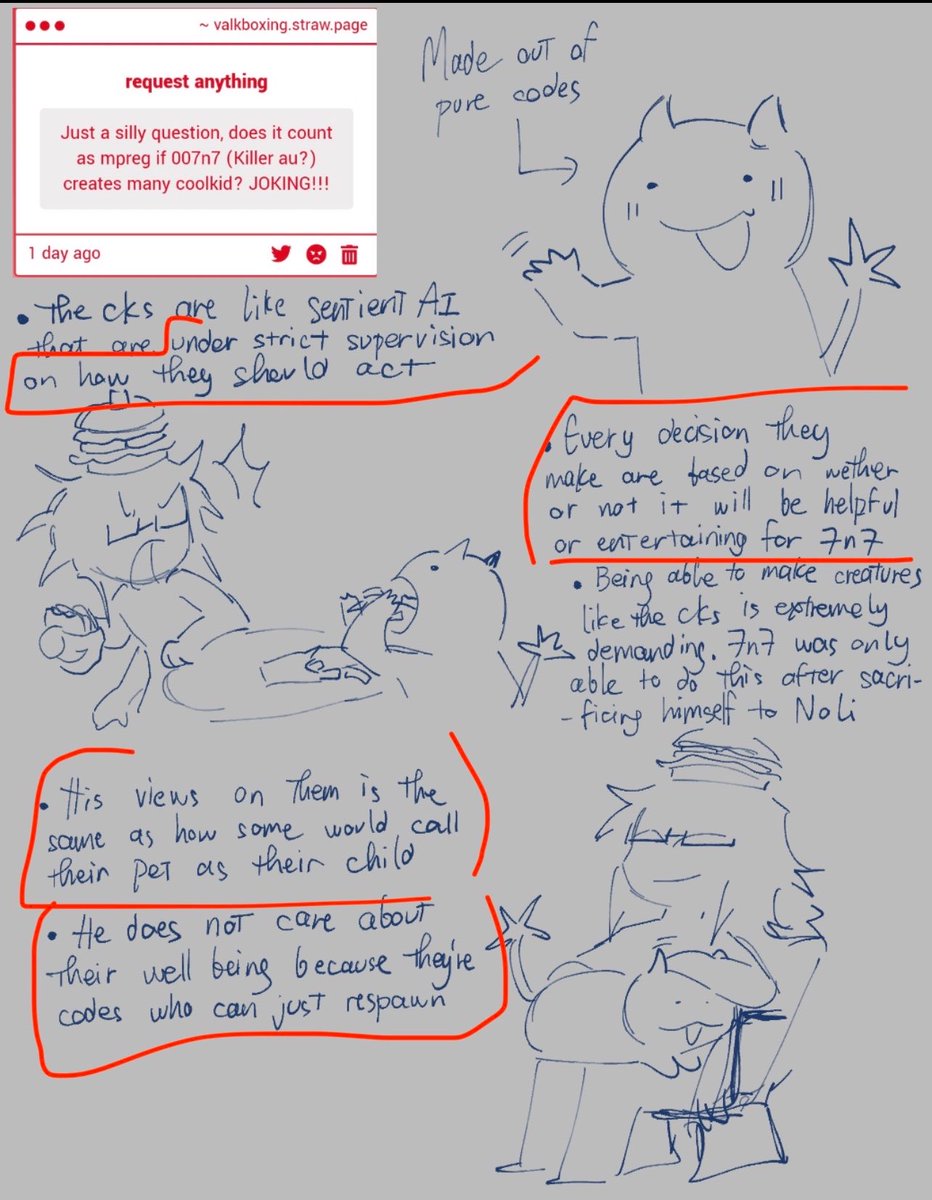 vilebeholding's tweet photo. talked to oomfie doomf about my orphic code au and got to talk about possibly my fav part in this au. My 7n7 is written to be quite cruel even to the small details https://t.co/6K5IbB7pwc