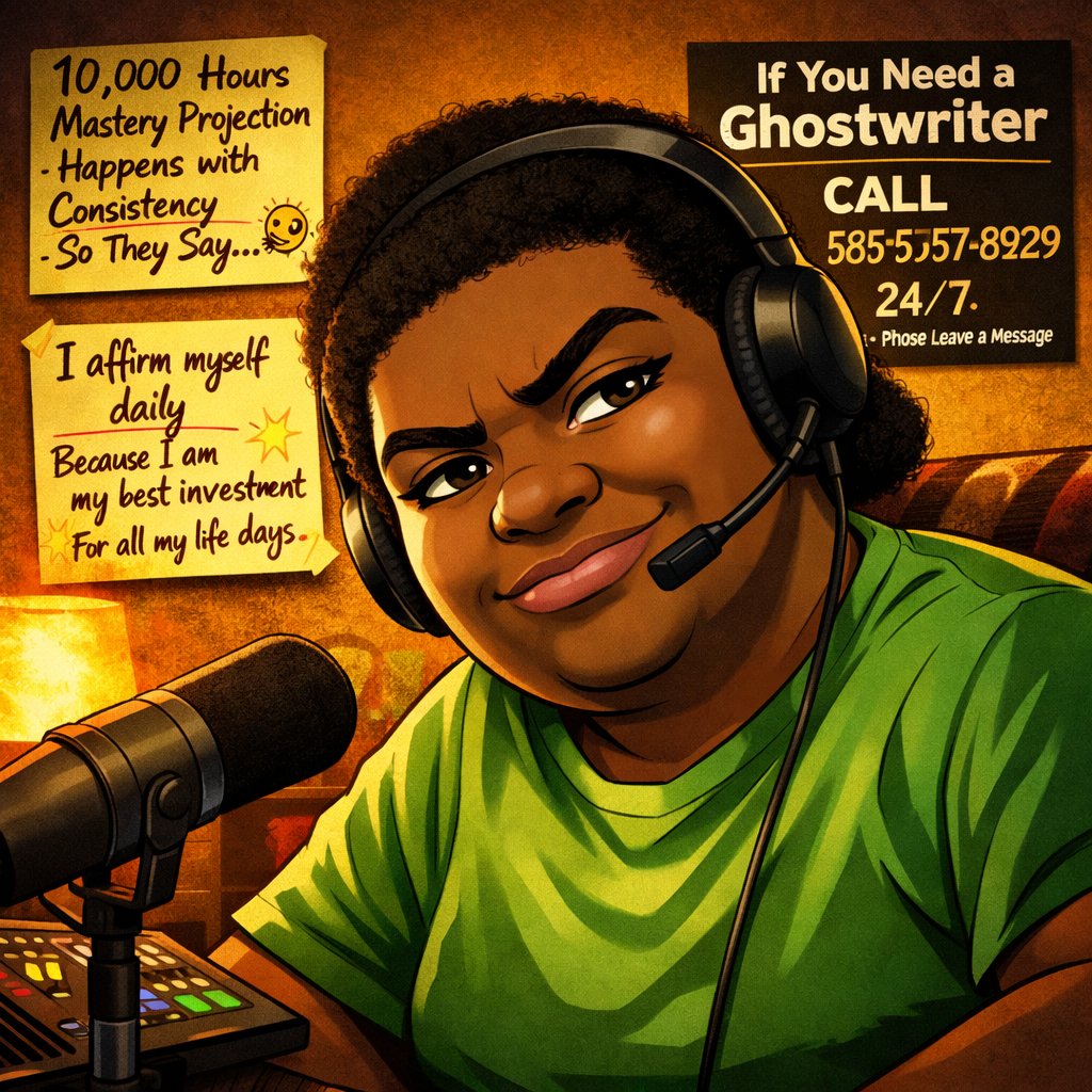 jjpccd's tweet photo. They said I was just chillin’ in the living room… nah, I’m broadcasting from the grind zone 🎙️
Two new videos just dropped  one from yesterday (yeah, backwards, I know 😅) and one from today.
Affirmation of the day: Consistency turns hours into mastery.
Tap in, we in that mode. https://t.co/DGcWHAysAU