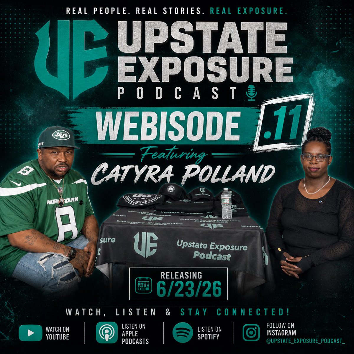 upstateexposure's tweet photo. #UEPAlert 🚨🚨🚨 @upstate_exposure_podcast_ 🗣️🎙️ Webisode.11 Featuring @catyrapolland 📖 ✍️ Will Be Dropping 6/23/26 At 12 Noon So Look 👀 Out For That. Until Then Webisode’s 1-10 Is Out Now Via @youtube Or Click The Link 🔗 In My Bio ➡️ &amp; Go Watch, Subscribe And Tune In #ASAP 📺 https://t.co/3lQj5Xb7QC