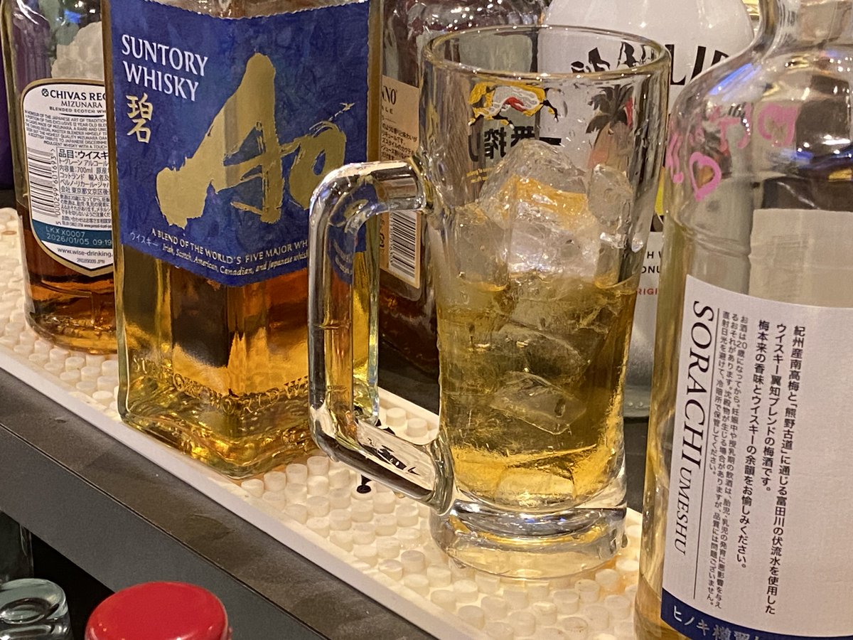 mafmk7's tweet photo. 1杯目ハイボールの濃さよ
ウイスキーだけでこの量である https://t.co/11QbJVBNew