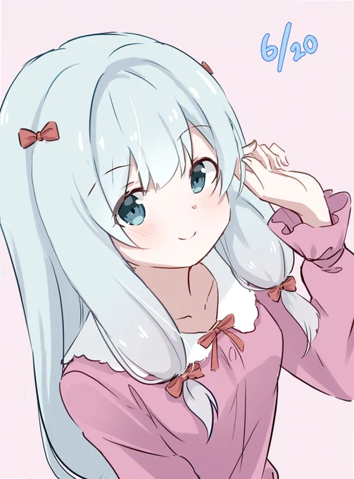 おはよー٩( 'ω' )و 今日はさぎりちゃん描きました! 間に合えば今日の夕方に一枚絵投稿しますね お楽しみに