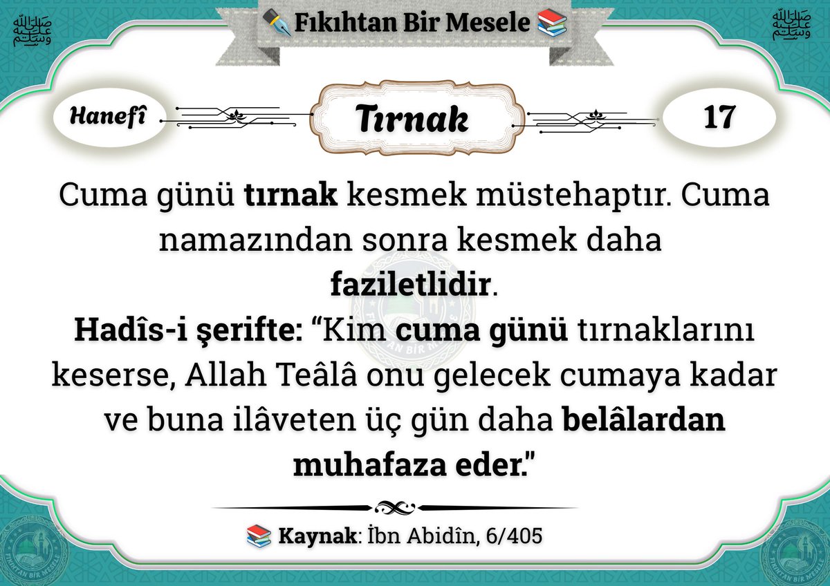 murid_571's tweet photo. 👉 Cuma günü tırnak kesmek ❗ https://t.co/KSVxouwbXL