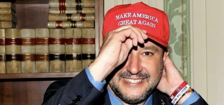 Pamelo1313's tweet photo. @matteosalvinimi @GiorgiaMeloni Chi è che attacca la Meloni? Ce l'hai scritto sul cappellino, ipocrita. https://t.co/lznppr5QjZ