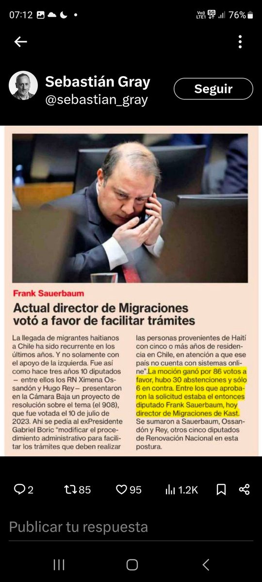 MiguelSolorza4's tweet photo. @R_SaavedraM Nos gobierna los mismos!
@GobiernodeChile
#DerechaUltraderechajubtos
@Camara_cl
@Senado_Chile
Más de lo mismo!!
#DeMalEnPeor
Los trajeron para ganar elecciones y mano de obra barata provocando la mayor Crisis de inseguridad que sufrimos todos los chilenos. Tatán!! https://t.co/tYhX1OixIu