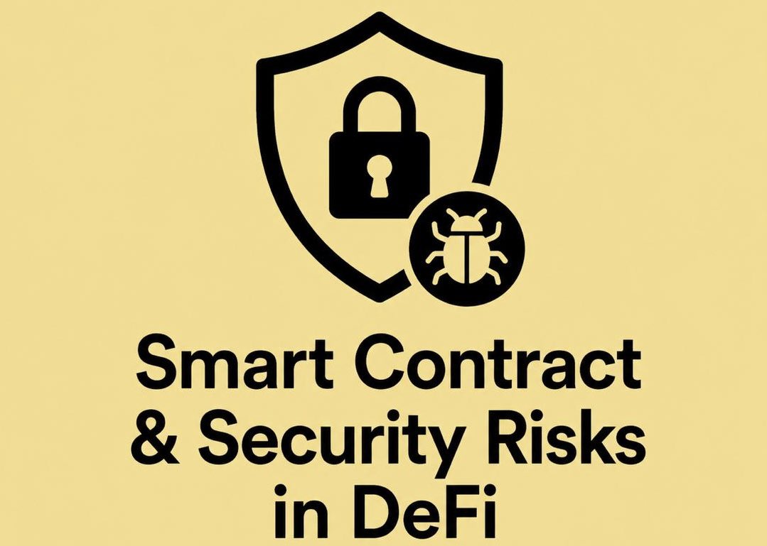 riskyb700's tweet photo. Smart Contract &amp; Security Risks in DeFi.
@ConcreteXYZ .

As we all  know,DeFi can be hacked, yet millions still get rugged or exploited every year. One smart contract vulnerability can wipe out years of gains in minutes.

This constant security anxiety is a major barrier for https://t.co/z6qoKlR0T4