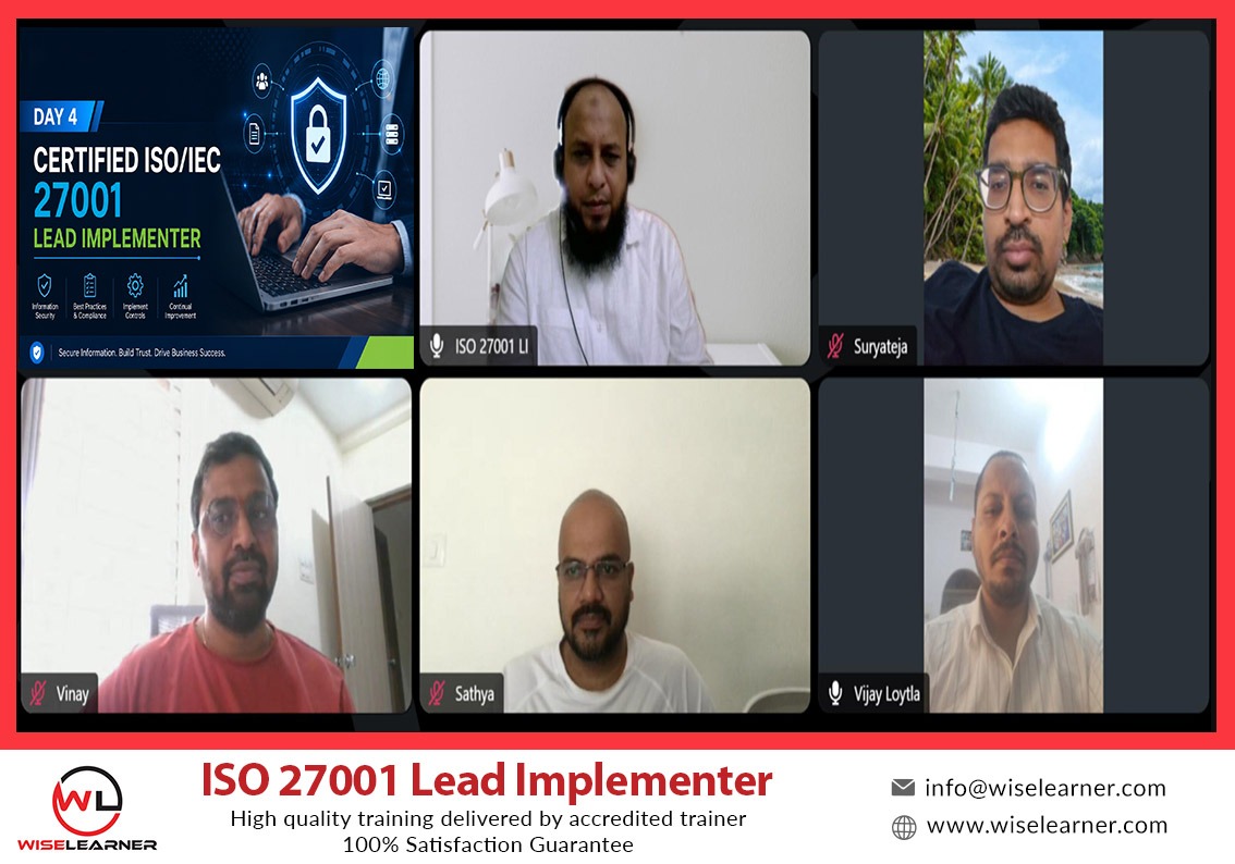 WiseLearnerIT's tweet photo. We are delighted to announce the successful completion of our ISO/IEC 27001 Lead Implementer Online Training program.
#ProfessionalGrowth #ISMS #CyberSecurity #LeadImplementer #WiseLearner #BestITSMTraining https://t.co/HxQnRwfNCP