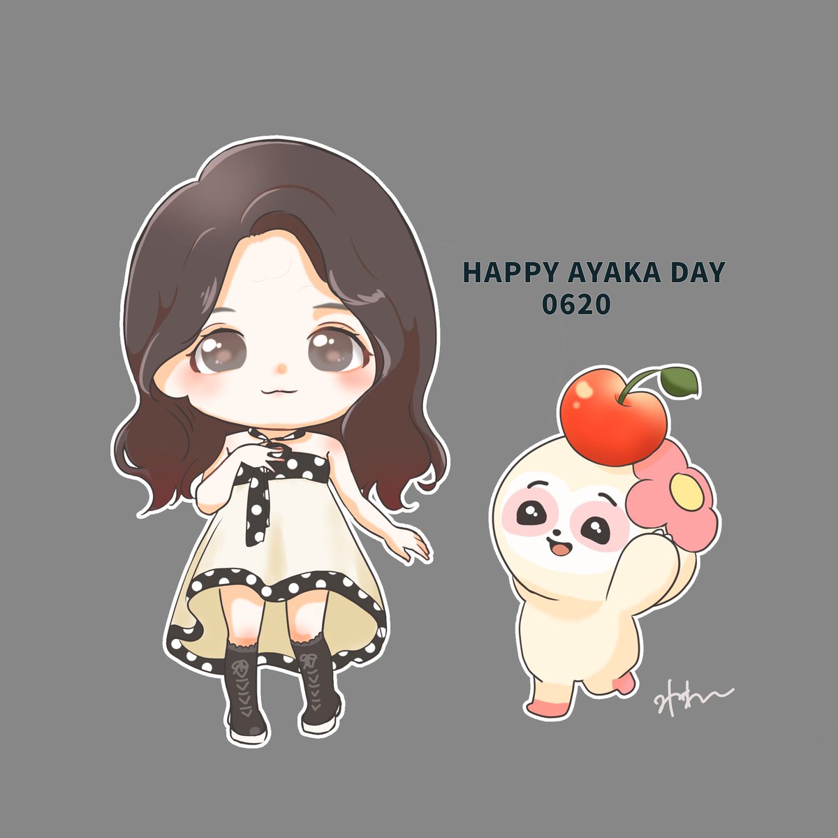 NiziU9ne's tweet photo. お誕生日おめでとう🌷🤍

#HappyAYAKAday
#23歳のアヤカとDREAM_WITH_ME 
#NiziUfanart https://t.co/2jfknHpknh