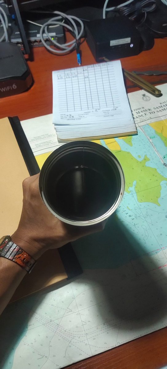 Azmvthx's tweet photo. One cup of coffee for the duty watch... https://t.co/Ca1ZkSc5rK