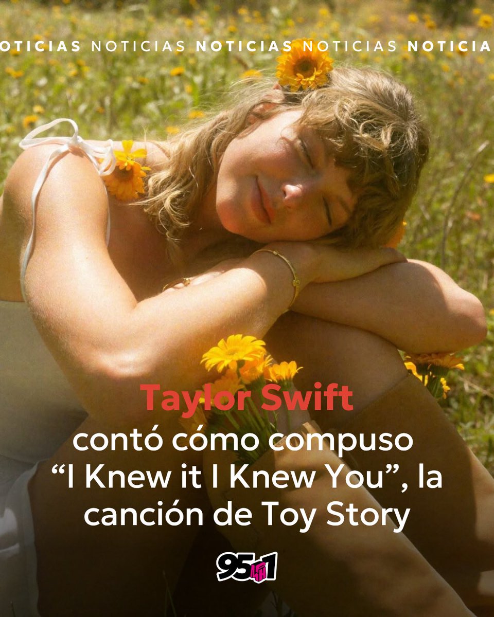 mph951fm's tweet photo. Taylor dio detalles del proceso musical de “I knew it I knew you”, la canción de Toy Story. Que talento increíble 🤩🔥
🌆 Ciudad en movimiento, auris puestos, hits al aire.
📍 95.1 FM | 🌐 https://t.co/UF7qRfYwG7
#ModoPower #MetroPowerHits https://t.co/LGMZvivq1b