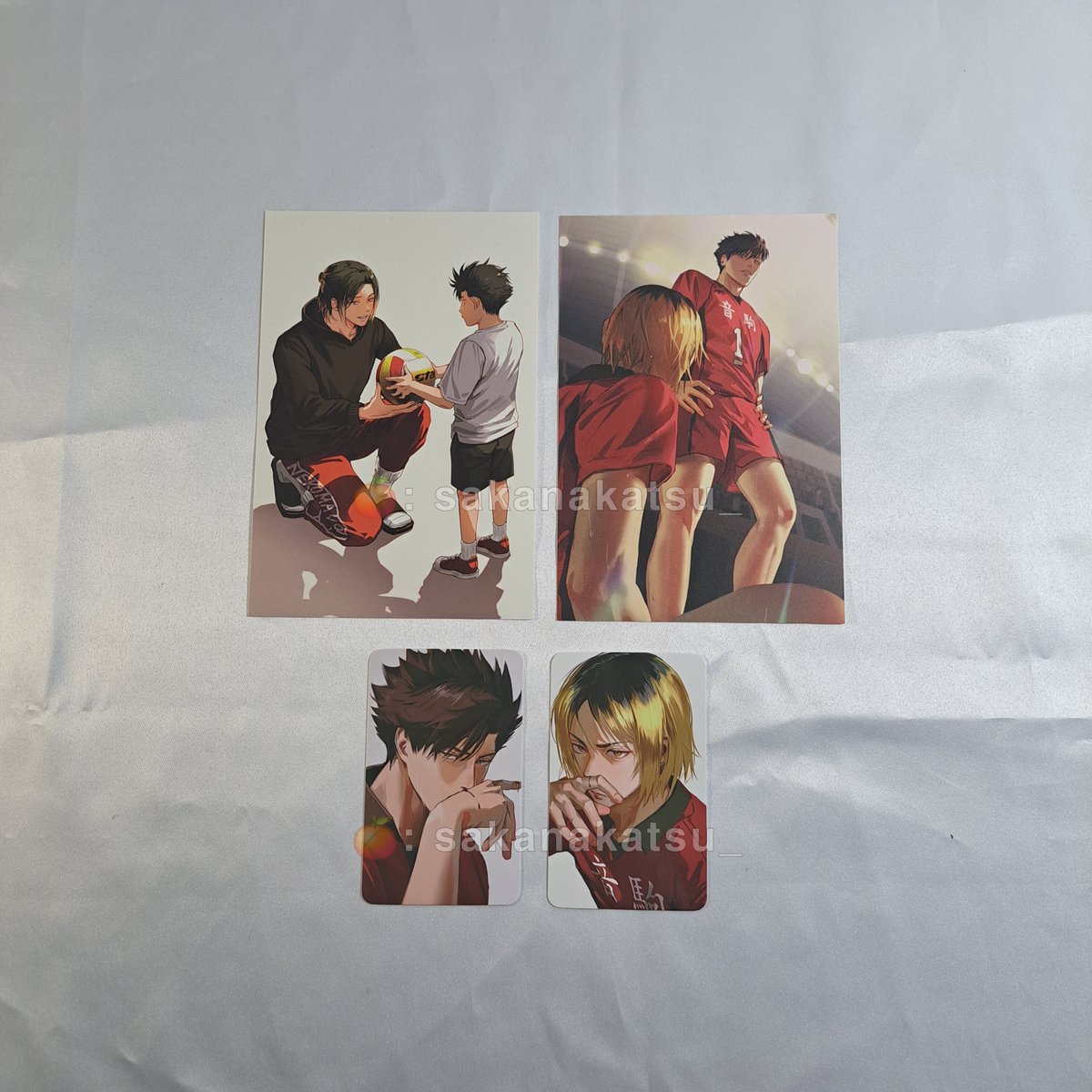 seamocn's tweet photo. izin up yaa set perkertasan hq range harga 50k - 100k (exc. adm). ada set PC msby, set kuroo, sama set kuroken. detailnya bisa diliat di thread yaa 👇

#warunganime #warunghq #warunghaikyuu https://t.co/ejdxzPz1u2