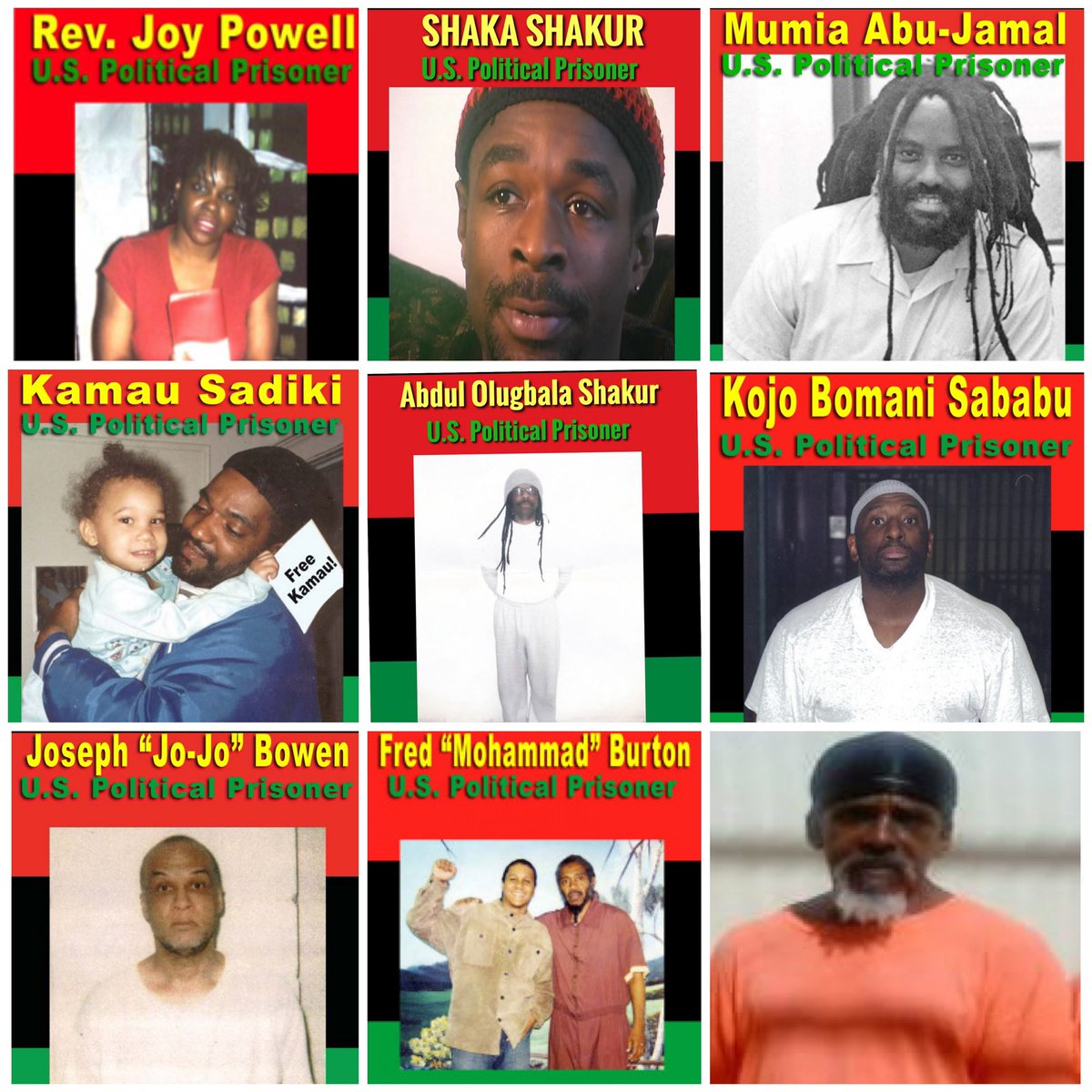 groovynubian's tweet photo. As we celebrate Juneteenth, let’s not forget our political prisoners who are fighting against the Amerikkkan empire. 
FTL 💚❤️🖤

https://t.co/2PJQt4ELpp https://t.co/FoBJGBGXz8