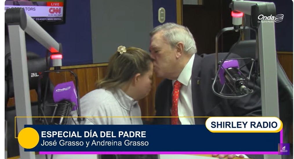 josegrasso's tweet photo. Emotiva entrevista que me realizó @ShirleyVarnagy por Día del Padre, junto a mi hija Andreina Grasso. Un momento muy especial para nosotros. ¡Muchas gracias por el espacio! https://t.co/HMNCg0zNKi