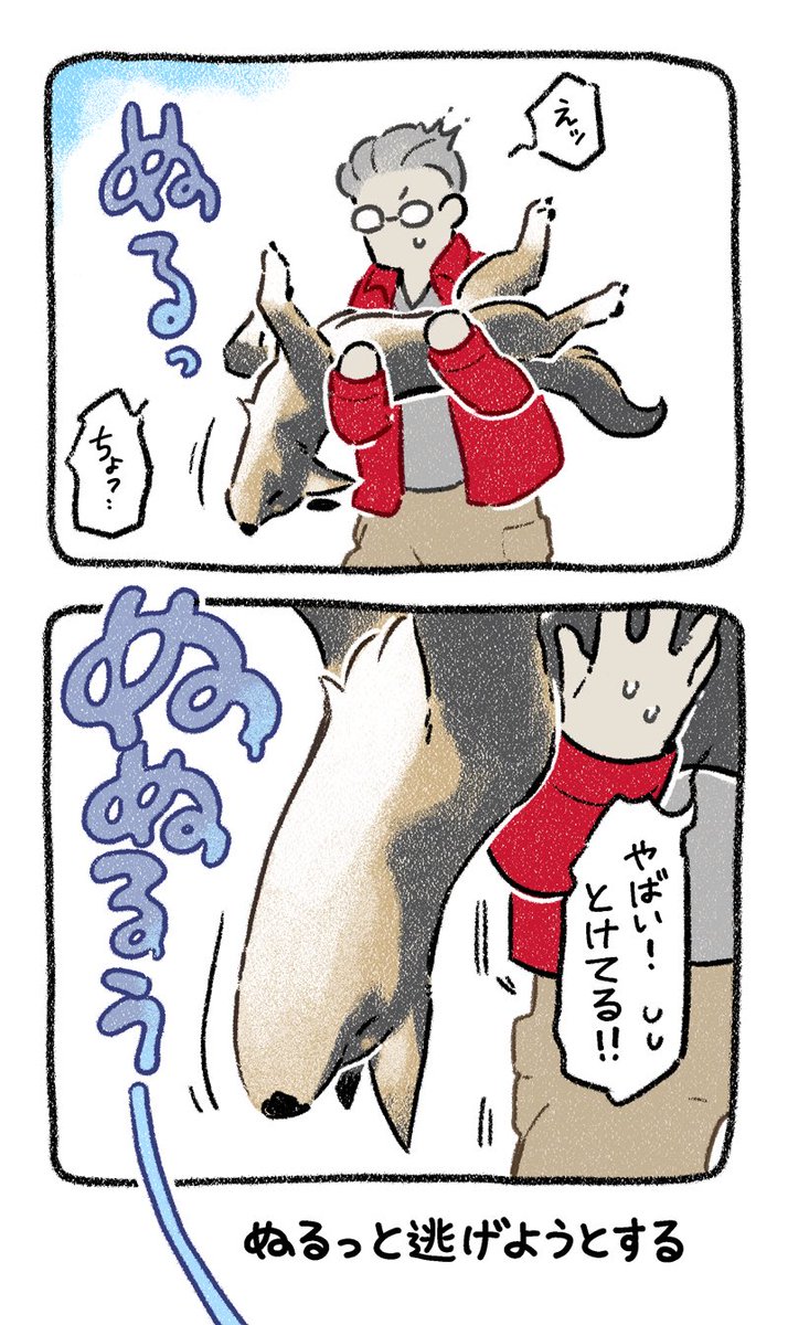 yosimofurou's tweet photo. ぬるぅりとけるいぬ
#漫画が読めるハッシュタグ https://t.co/UhGTb9mu0a