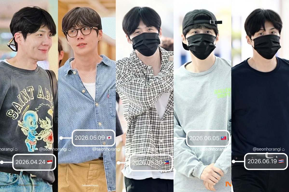 chiliquitasw's tweet photo. 2026 김선호의 공항패션
Airport Look 😎✈️

🇮🇩 2026.04.25 Jakarta FM
🇯🇵 2026.05.10 Kanagawa FM
🇵🇭 2026.05.31 Manila FM
🇹🇼 2026.06.06 Taipei FM
🇹🇭 2026.06.20 Bangkok FM

◡̈ 
#KimSeonHo
#김선호 https://t.co/YMcy4ewkHu