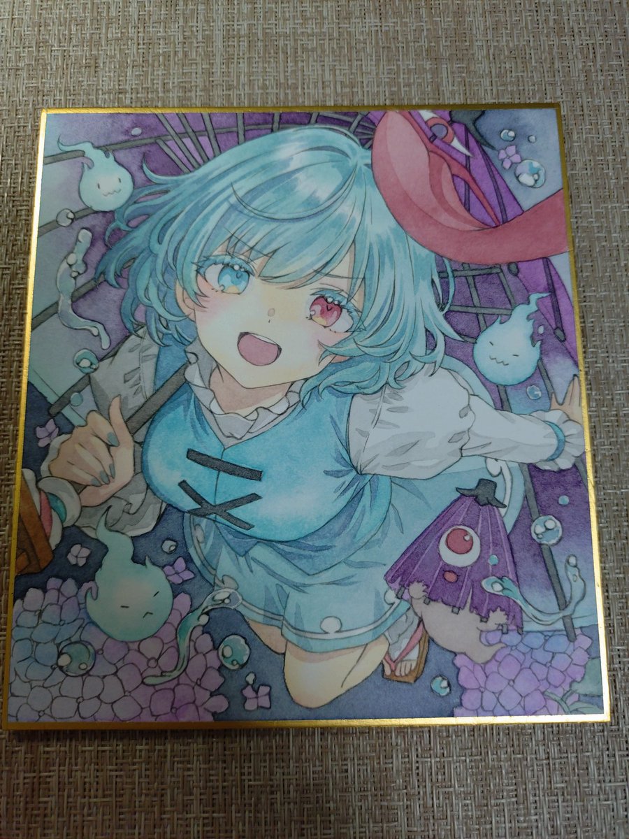 kisaragi1709's tweet photo. 制作過程🎨
線画撮るの忘れた…
火の玉はキラキラしている https://t.co/FmllqqXkAk