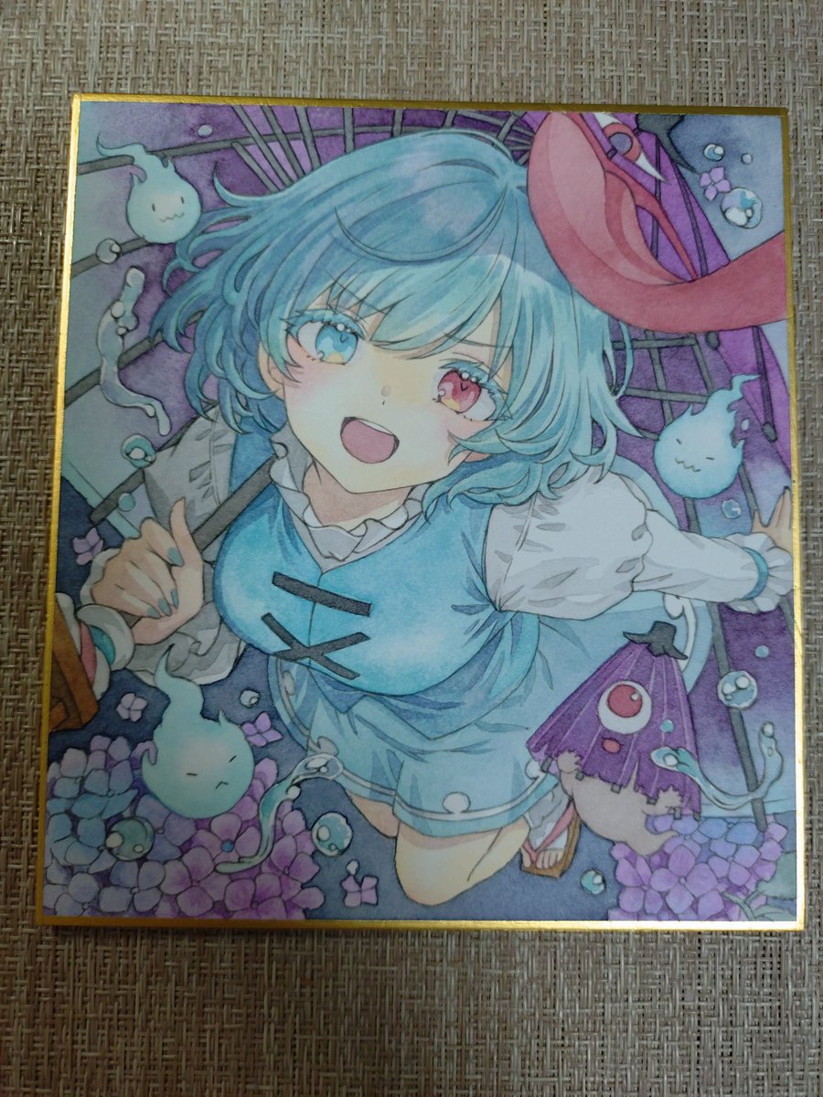 kisaragi1709's tweet photo. 制作過程🎨
線画撮るの忘れた…
火の玉はキラキラしている https://t.co/FmllqqXkAk