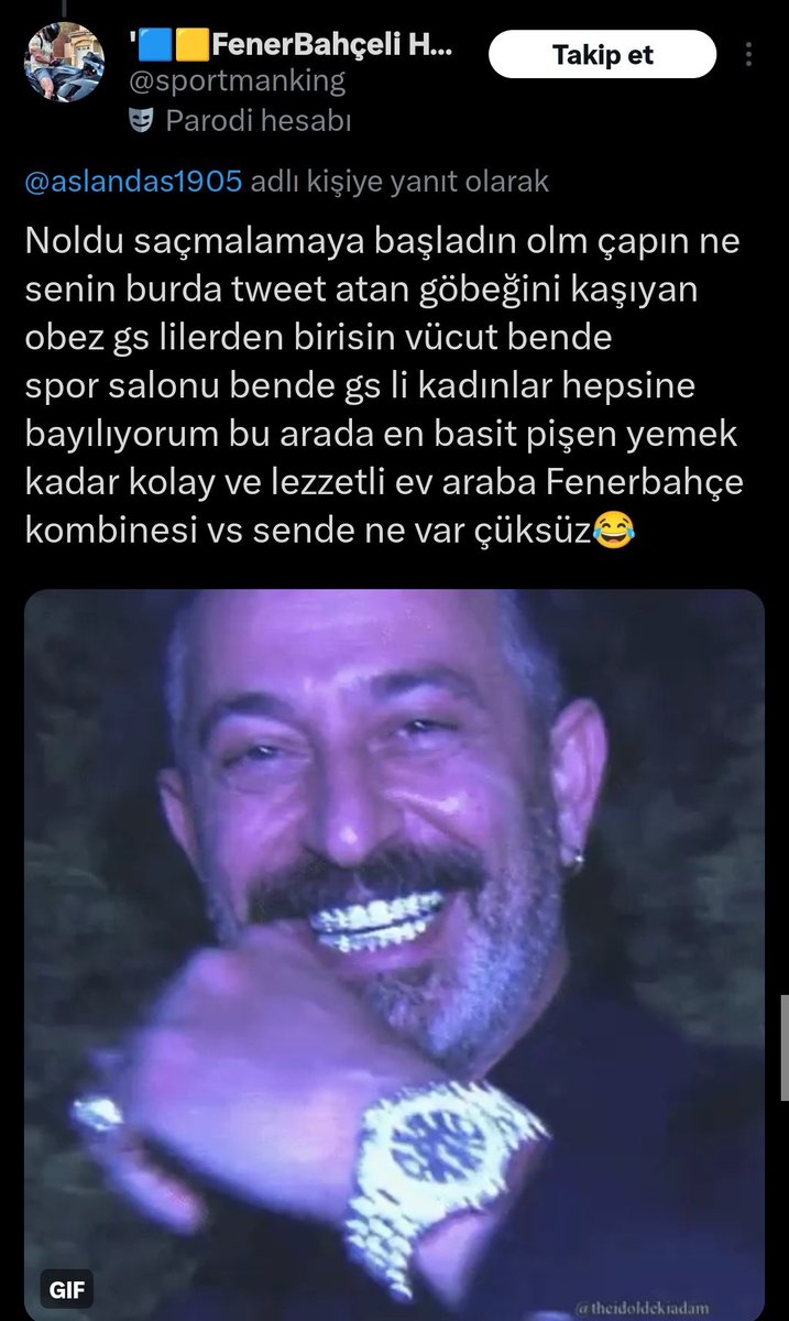 aslandas1905's tweet photo. Bu eleman kimdir nedir bilmem. Lakin spor solunu olduğunu ve Galatasaraylı kadınlara zaafi olduğunu söylüyor. Bunun kimligini, salonunu tespit edip üyelerine ifşa etmek boynunuzun borcu olsun. Böyle ırz düşmanın yanına kimse eşini çocuğunu göndermez @gshukukcularder ! https://t.co/DvqKzX928L